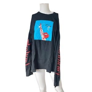 Miguel Wildheart Tour Bloody Knife Long Sleeve T-Shirt Exclusive Size Large L